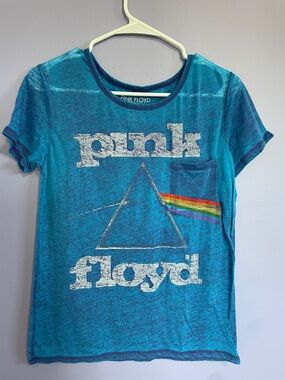 Pink Floyd Blue Short Sleeve Graphic Tee